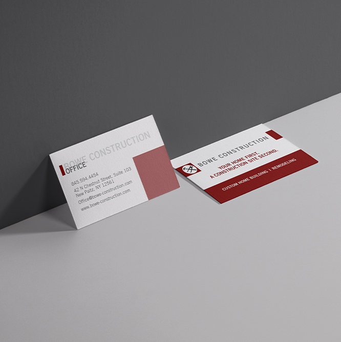 Bowe Construction Business Cards