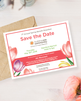 Building One Community Save the date for the 7th annual Spring Breakfast