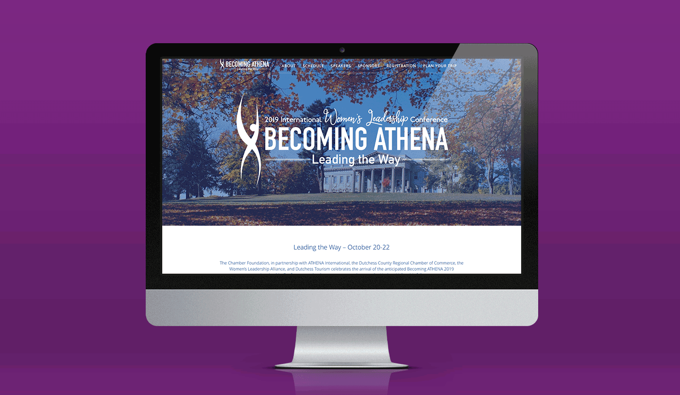 Becoming Athena Website Digital Motion Mockup