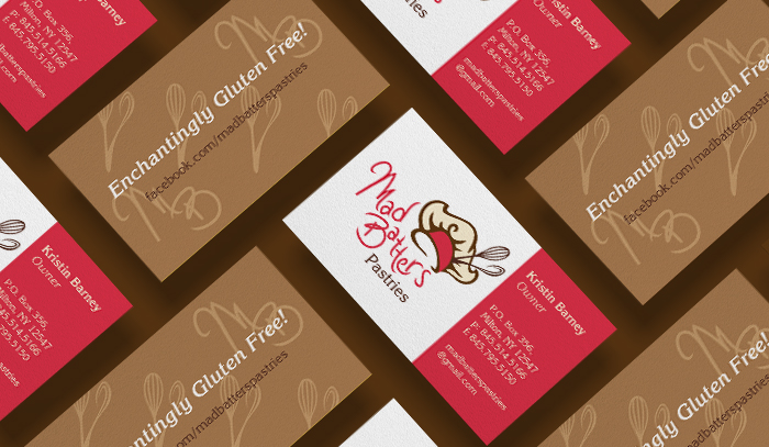 Mad Batters Business card mockup