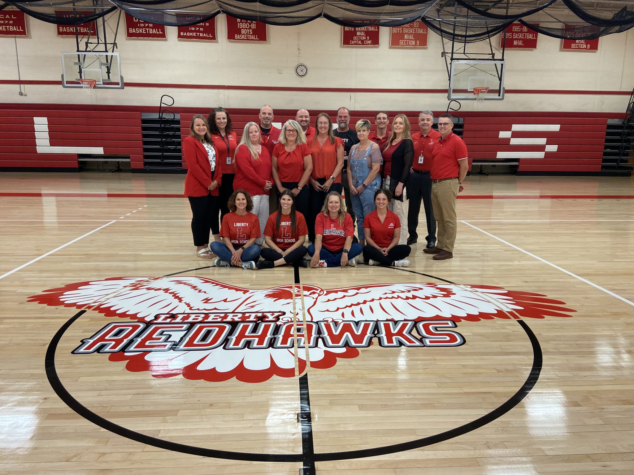 Liberty School District Gym Floor -
